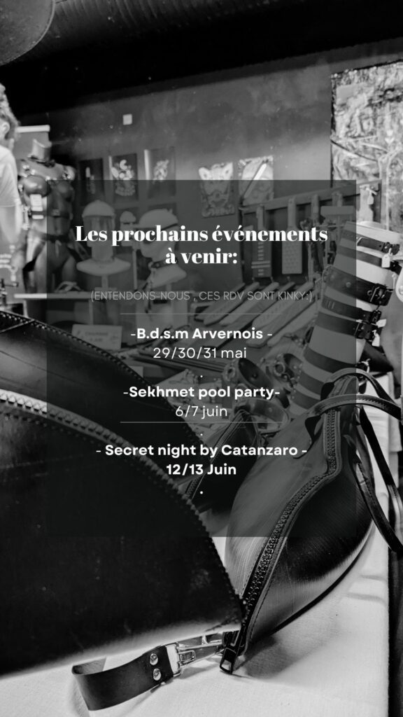 détails des évènements de Fessée Artisanale pour mai et juin