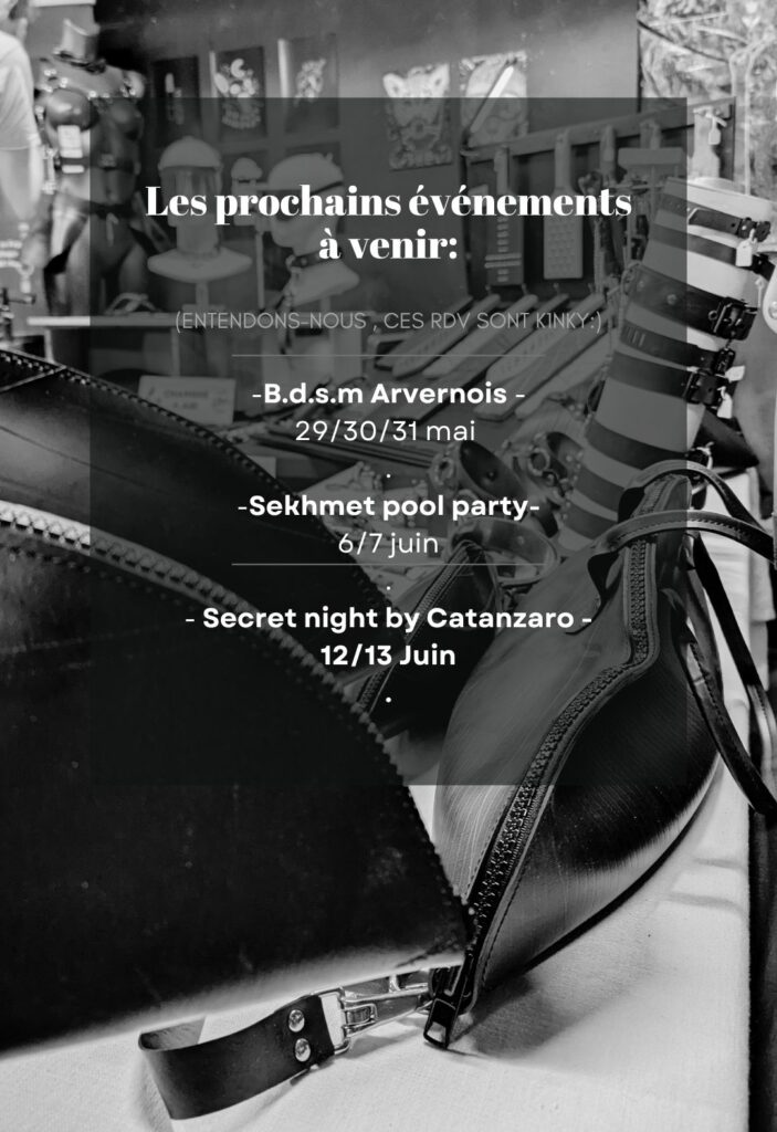 détails des évènements de Fessée Artisanale pour mai et juin